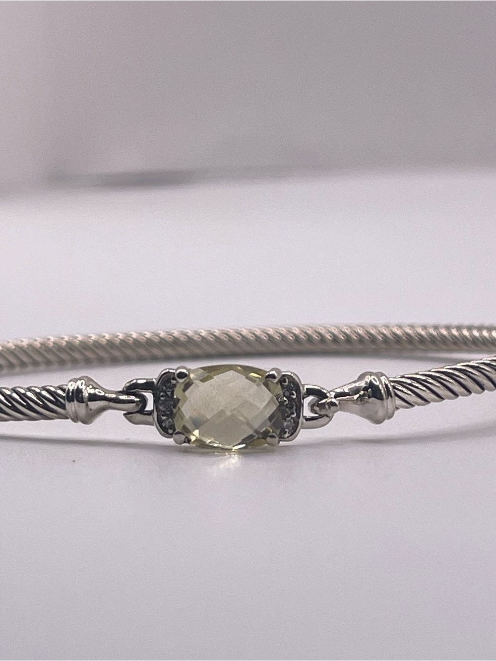 David Yurman Chatelaine Bracelet with Diamonds and Lemon Citrine - Picture 10 of 13